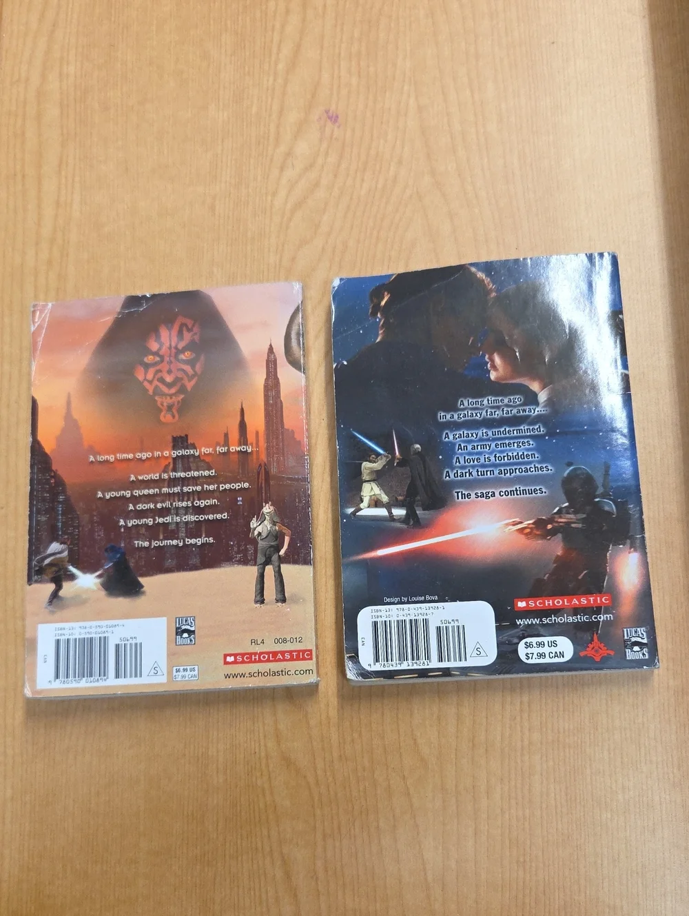 Star Wars: Book Lot Set Episodes‎ 1-6 SCHOLASTIC